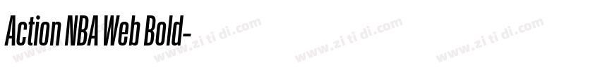Action NBA Web Bold字体转换